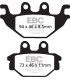 BRAKE PAD CARBON SCOOTER