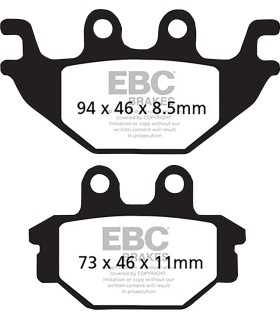 BRAKE PAD CARBON SCOOTER