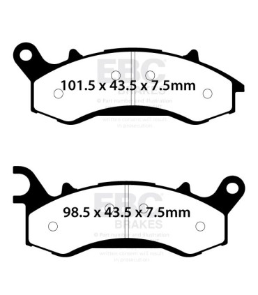 BRAKE PAD FA SER ORGANIC