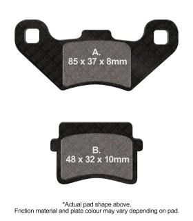 BRAKE PAD CARBON SCOOTER