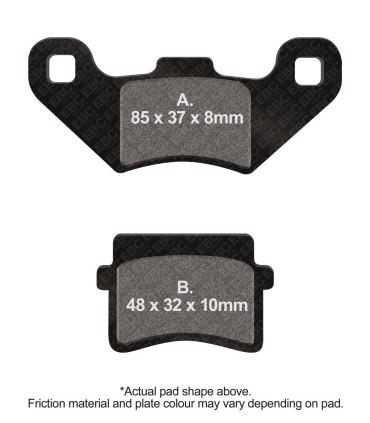 BRAKE PAD CARBON SCOOTER