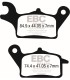 BRAKE PAD CARBON SCOOTER