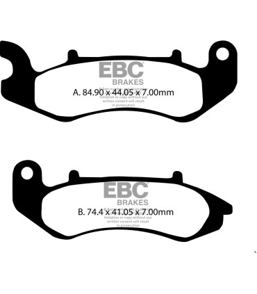 BRAKE PAD SFA ORG SCOOTER