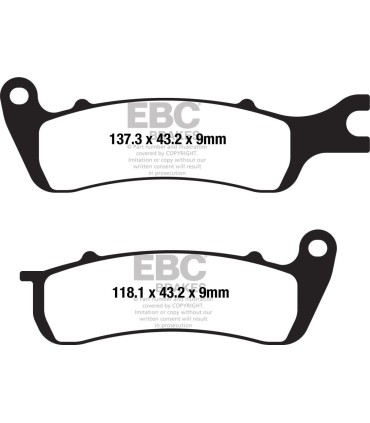 BRAKE PAD FA SER ORGANIC