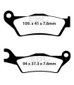BRAKE PAD SFA ORG SCOOTER