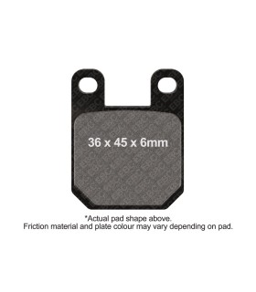 BRAKE PAD CARBON TT DIRT