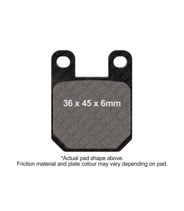 BRAKE PAD CARBON TT DIRT
