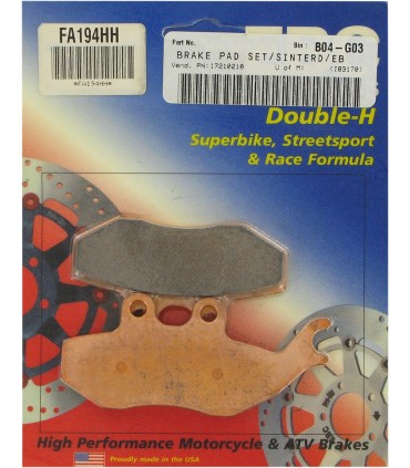 BRAKE PAD SINTERED HH