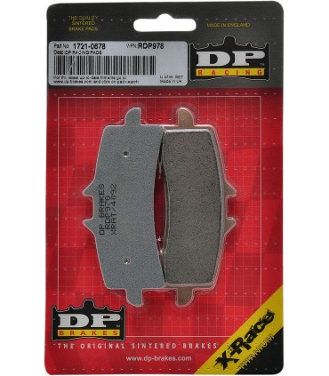 BRAKE PAD SINTERED RDP978
