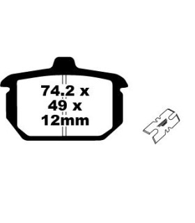 BRAKE PAD SINTERED HH