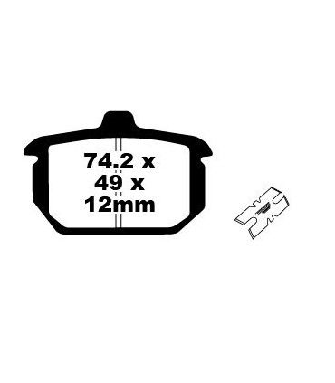 BRAKE PAD SINTERED HH