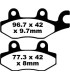 BRAKE PAD SINT R SERIES
