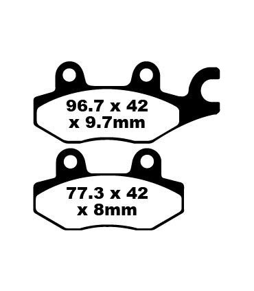 BRAKE PAD SINT R SERIES