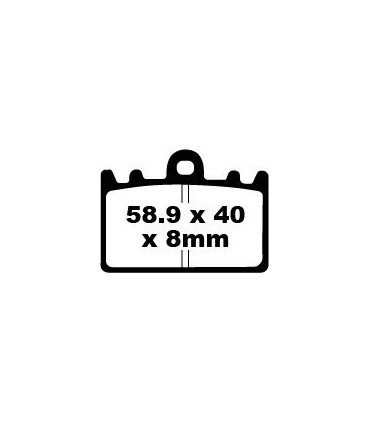 BRAKE PAD SINTERED HH