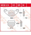 BRAKE PAD TRW MCB519SI