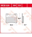 BRAKE PAD TRW MCB530SH