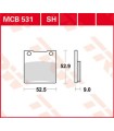 PLAQUETTES DE FREIN TRW MCB531SH