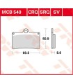 BRAKE PAD TRW MCB540SV