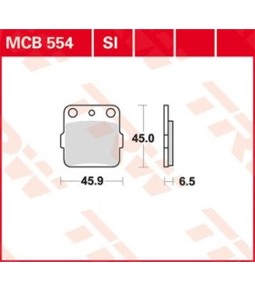BRAKE PAD TRW MCB554SI