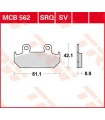 BRAKE PAD TRW MCB562SV