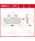 BRAKE PAD TRW MCB571SV