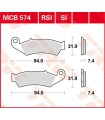 BRAKE PAD TRW MCB574SI