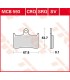 BRAKE PAD TRW MCB593SV