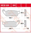 PLAQUETTES DE FREIN TRW MCB599SH