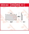 BRAKE PAD TRW MCB602SV