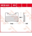 BRAKE PAD TRW MCB622SV
