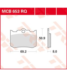 BRAKE PAD TRW MCB653RQ