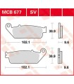 PLAQUETTES DE FREIN TRW MCB677SV