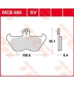 BRAKE PAD TRW MCB680SV