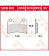 BRAKE PAD TRW MCB683SV