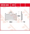 BRAKE PAD TRW MCB690SV