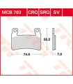 BRAKE PAD TRW MCB703SV