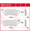 PLAQUETTES DE FREIN TRW MCB705SH
