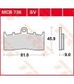 BRAKE PAD TRW MCB736SV