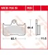 BRAKE PAD TRW MCB756SI