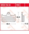 BRAKE PAD TRW MCB756SI