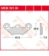 BRAKE PAD TRW MCB761SI