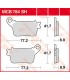 BRAKE PAD TRW MCB784SH