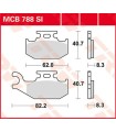 PLAQUETTES DE FREIN TRW MCB788SI