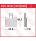 BRAKE PAD TRW MCB789SV