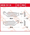 PLAQUETTES DE FREIN TRW MCB791SI