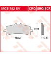 BRAKE PAD TRW MCB792SV
