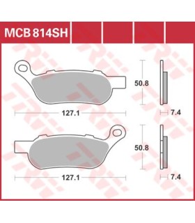 BRAKE PAD TRW MCB814SH