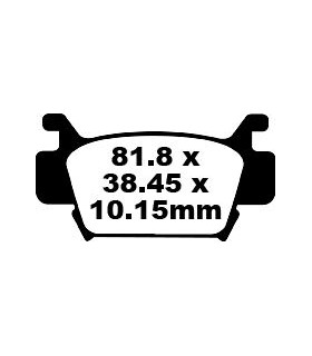 BRAKE PAD CARBON TT DIRT