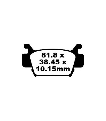 BRAKE PAD CARBON TT DIRT