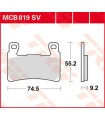 PLAQUETTES DE FREIN MCB819SV